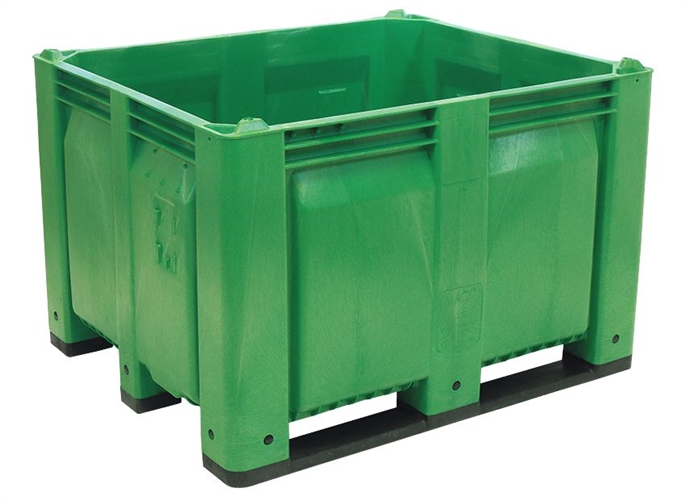 MACX Bulk Container with Solid Walls Color Green