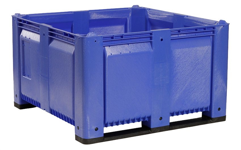 MACX48 Bulk Container with Solid Walls Color Blue