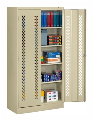 Perforated Door Storage Cabinet
