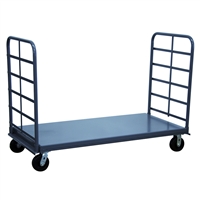 Series PS - Heavy Duty Twin Handle Flush Deck Platform Truck