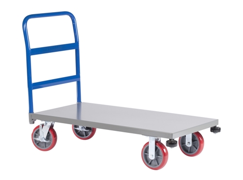 Platform Truck w/ Corner Roller Bumpers - 30" x 72" Deck Size