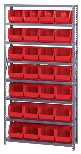 QSBU-239 Stack and Hang Bin Steel Shelving