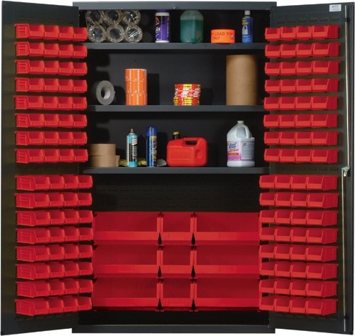 QSC-48S 48 Inch Heavy Duty Bin Storage Cabinet