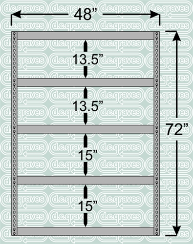 Heavy Duty Shelving Unit 5 Shelves