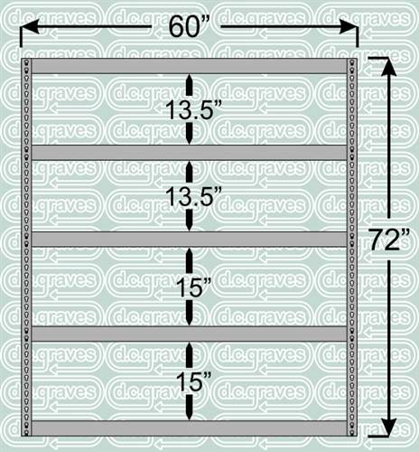 Heavy Duty Shelving Unit 5 Shelves
