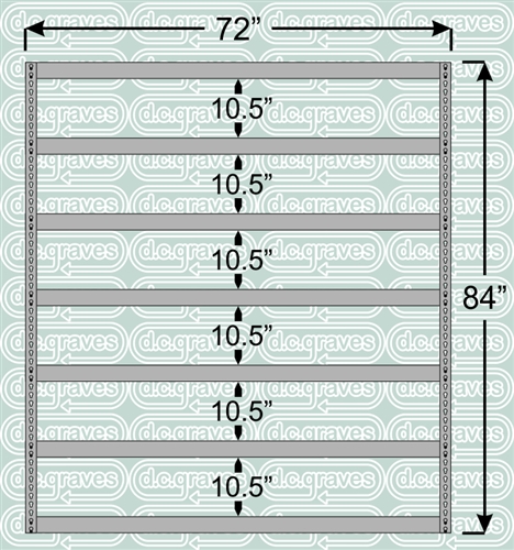 Heavy Duty Shelving Unit 84 Inch High 7 Shelves