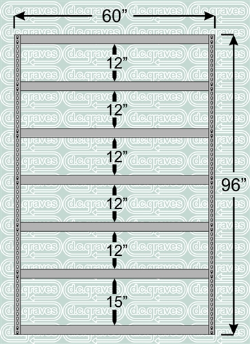 Heavy Duty Shelving Unit 96 Inch High 7 Shelves
