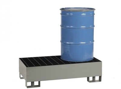 Forkliftable Spill Containment Platform 2 Drum 66 Gallon Capacity