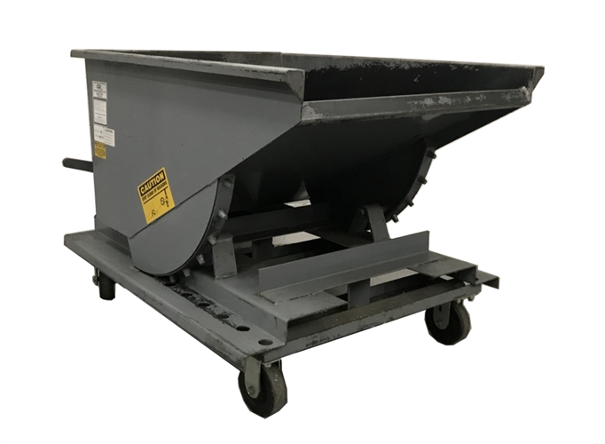 Used Self Dumping Hopper - 1/2 Yard, 4,000-lbs Capacity