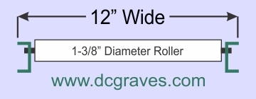 12-04-10 Steel Gravity Roller Conveyor