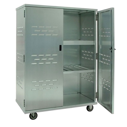 Aluminum Solid Security Cage - 49" x 25" Shelf Size