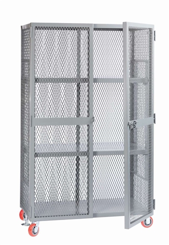 All Welded Mesh Mobile Storage Locker