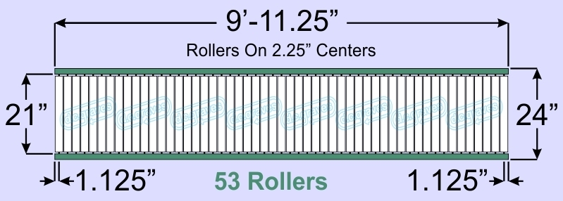 Used Steel Gravity Roller Conveyor