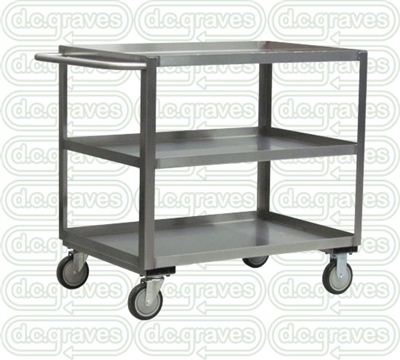 Three Shelf Stainless Steel Cart