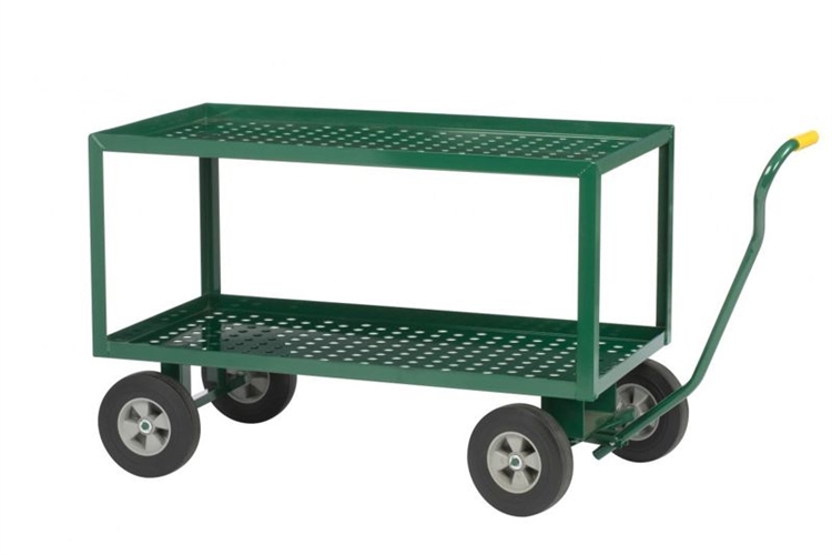 2 Shelf Wagon Truck with Perforated Deck