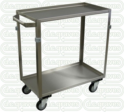 Light Duty Stainless Two Shelf Cart