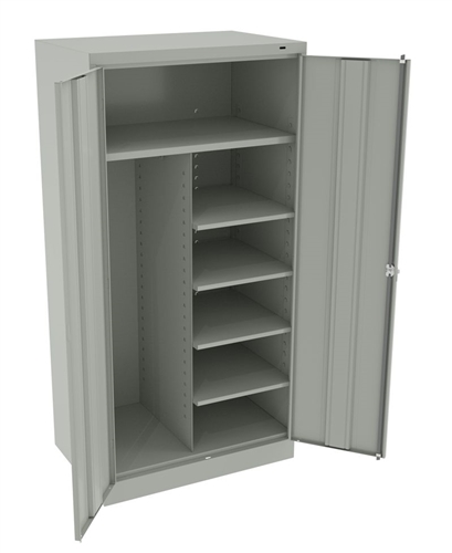 Combo Wardrobe Cabinet with Solid Doors