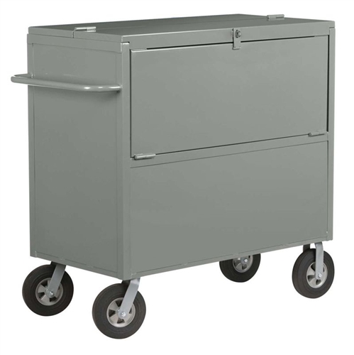 Security Box Truck with Solid Sides with 10 Inch Solid Rubber Casters