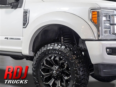 Ford F250/F350 SuperDuty 2017-2022 RDJ Trucks PRO-X-TEND Streamline Style Fender Flares | 25-3018 || 17 2018 2019 2020 2021 || Smooth Paintable, Textured, Rhino Skin Coating