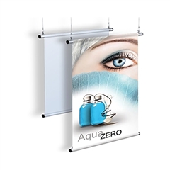 Economy Hanging Banner Display for Vertical or Horizontal Banners