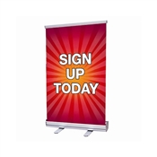 Tabletop Retractable Banner Display