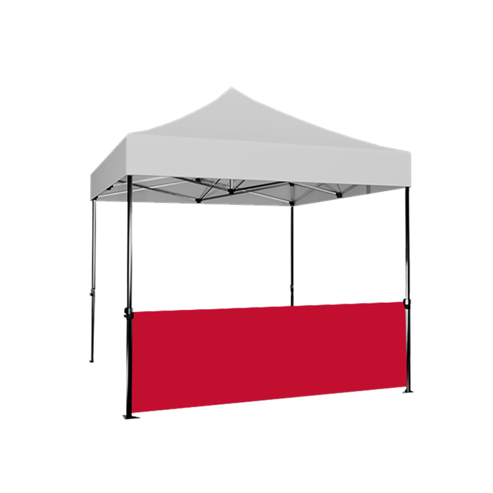 10' x 10' Solid Color Tent Half Wall