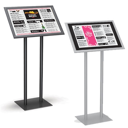 Floor Standing Sign Holder - Single Tier, 14 x 22