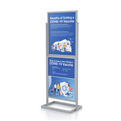 2 Tier Lightweight Bulletin Sign Holder