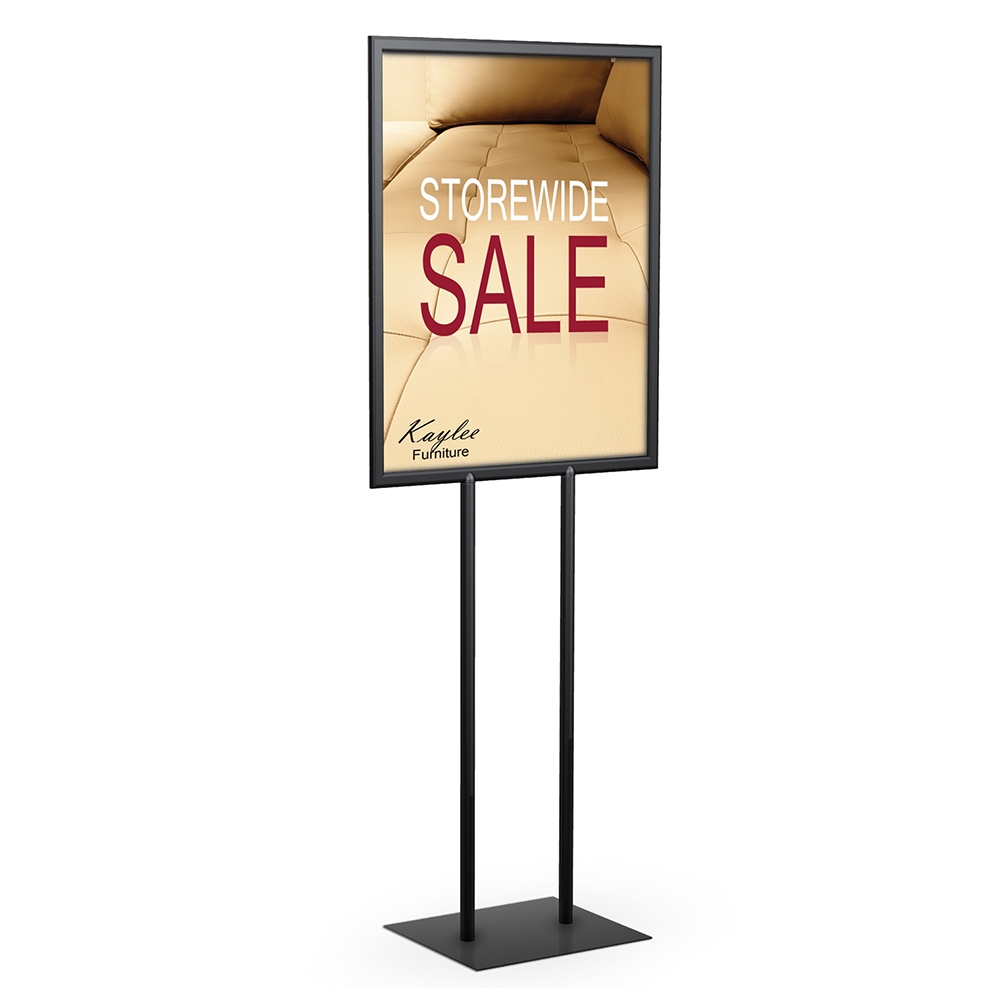 a Frame Sign Holder Adjustable Poster Stand Sign Stands for Display Floor  Standi