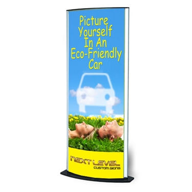 Long Elliptical Signholder