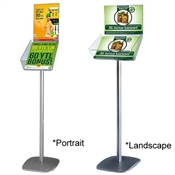 Decorative Brochure Stand with Literature Holders