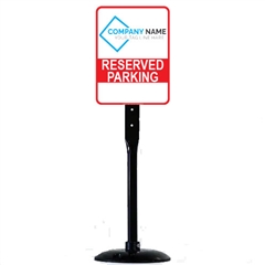 Portable Parking Lot Sign Stand