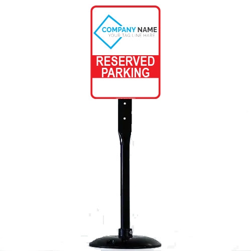Portable Parking Lot Sign Stand