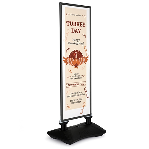 WindPro Double Sided Outdoor Pavement Sidewalk Sign 22×60