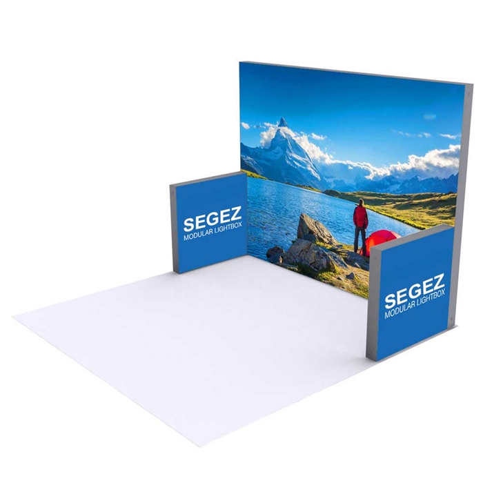 SEGEZ LED Light Box with Fabric Graphics 10x10E