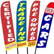 Used Cars Swooper Flags