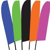 Solid Color Swooper Flags
