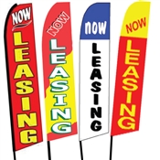 Now Leasing Swooper Flags