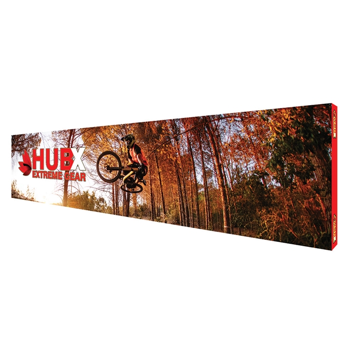 30' Straight Pop Up Display Graphic Package Fabric Banner