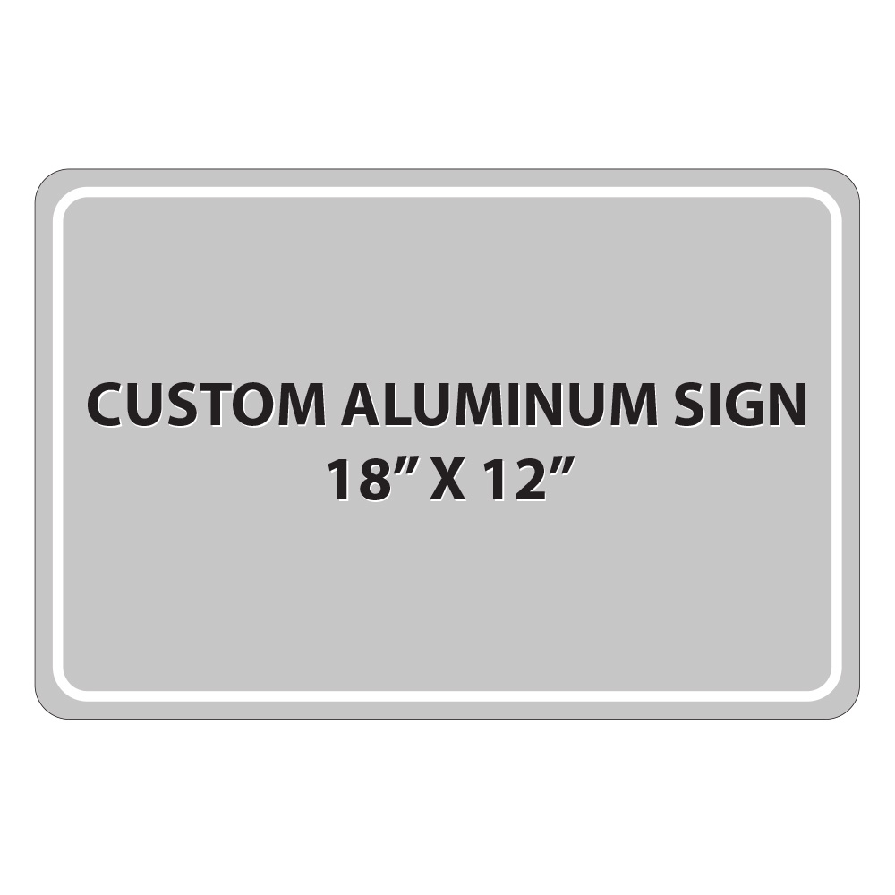 18W x 12H Wall Sign Poster Holder with Double Sided Tape