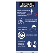 Deluxe Retractable Banner Stand, 33" x 81"