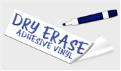 Dry Erase Adhesive Vinyl - Custom Printed