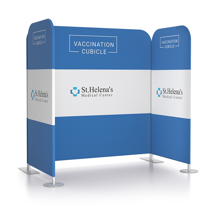 vaccine booth