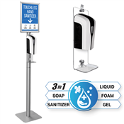 hand sanitizer stand station