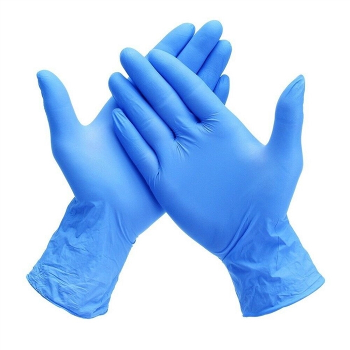 Blue Disposable Gloves - prevent germ spreading