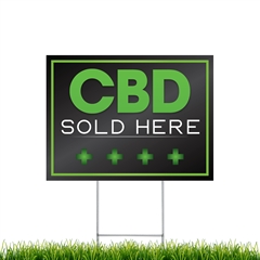 Yard Signs - CBD Sold Here