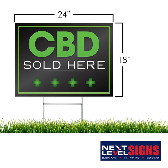 SALE Hemp Signs popular Yard Cards (F663HS)