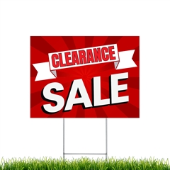 Yard Signs - Clearance Sale