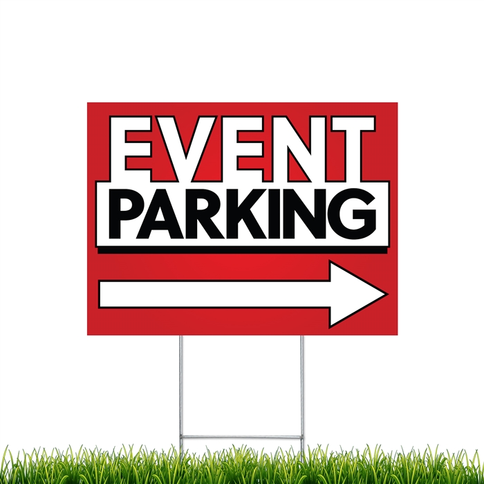 Yard Signs - Event Parking