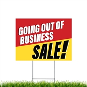Yard Signs - Going Out of Business Sale